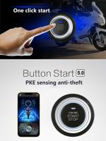 Dispositivo Antirrobo Para Motocicleta Con Bluetooth Controlado Por App Desbloqueo Automático Con Un Click Luz Alarmante Silencioso - details 0