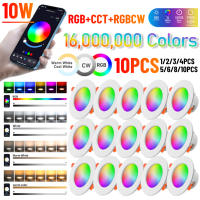 Bombilla LED RGB Tuya Dimmable Bluetooth Compatible Lámpara 10/15W Control Por APP GB+CW+WW Inteligente Para Ceilings - details 1