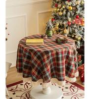 Mantel Red Verde Cuadrado Estilo Retro Americano Lujo Para Fiestas Y Navidad Decoración Hogar Tela De Manta Antideslizante Y Acolchada - details 6