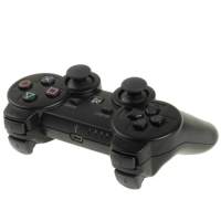 Mando inalámbrico compatible con PS3 (negro, paquete de 2) - details 1