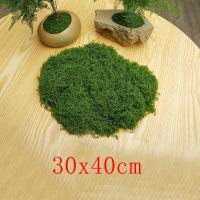 Falso Moss Verde Para Manualidades DIY Hierba Artificial Decoración De Jardín Y Habitaciones Material Sintético Estilo De Pasto - details 16