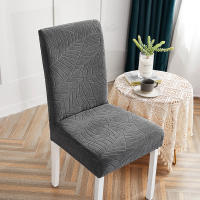 Cubierta De Silla Elástica Para Comedor En Tela Jacquard Espesada Y Spandex Antideslizante Para Sala De Estar Y Cocina - details 11
