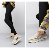 Zapatos De Diabético Para Mujer Casual Cómodos Con Ajuste Ancho Para Pies Hinchados Y Eversion De Dedos Con Suela Suave Para Caminar - details 16