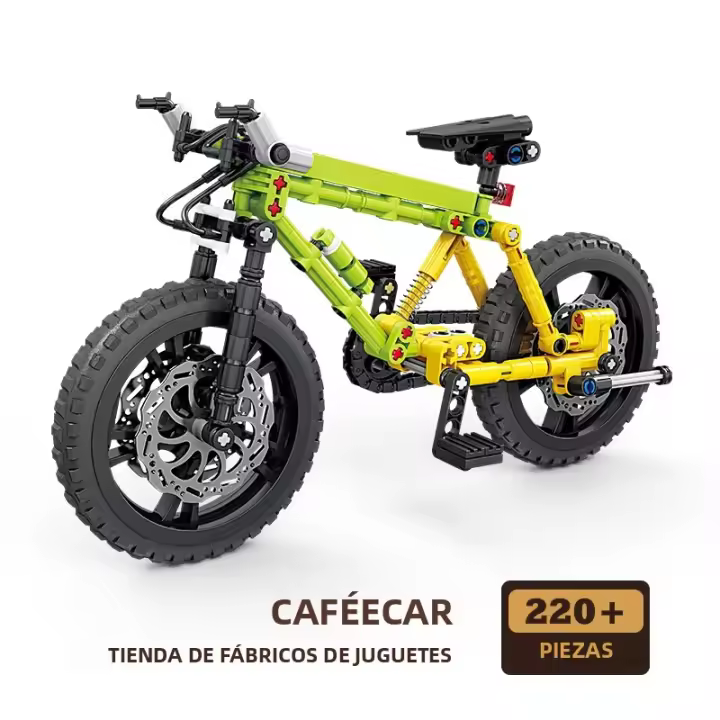 Bicicleta De Montaña Tecnológica MOC Bloques off Road Juguetes 3D De Construcción Para Adultos Y Niños Regalos De Deportes Y Ciudades - 1