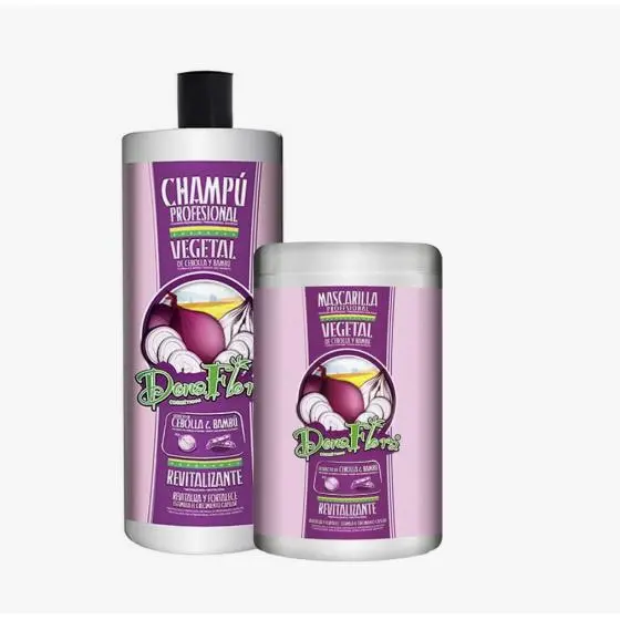 PACK DE PROMOCIONAL DONA FLORA VEGETAL. CHAMPU 1000 ML  Y MASCARILLA 1000 ML - 1