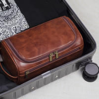 Bolsa De Viaje Para Hombres Y Mujeres Grande Caja De Cosméticos PU Material Principal Estilo Business Cierre De Cremallera - details 4