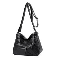 Bolso De Hombro Para Mujer 2023 Nueva Moda En Cuero PU Color Sólido Gran Capacidad Bolso Cruzado Multi-Nivel Estilo Clásico - details 21