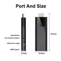 Mini TV Stick 4K Ultra HD Q6 Con Android 10.0 2GB RAM 16GB ROM Soporte Para 2.4G/5G Wi-Fi Decodificación De 1080P HDMI-compatible - details 7