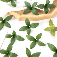 50PCS Hojas De Rosa Artificial Para Decoración De Boda Navidad Y Casa Hojas Verdes Para Wreath Y Caja De Caramelo Material De Seda - details 0
