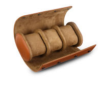 Caja De Almacenamiento Para Relojes De Lujo Vintage Portátil Organizador De Viaje Para Hombres Caja De Exhibición De Relojes De Cuero Gifting - details 18