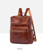 Anti-robo Mujer Mochila de Cuero de Pu Mochila De Bolsa de mano Mochilas Casual - details 1