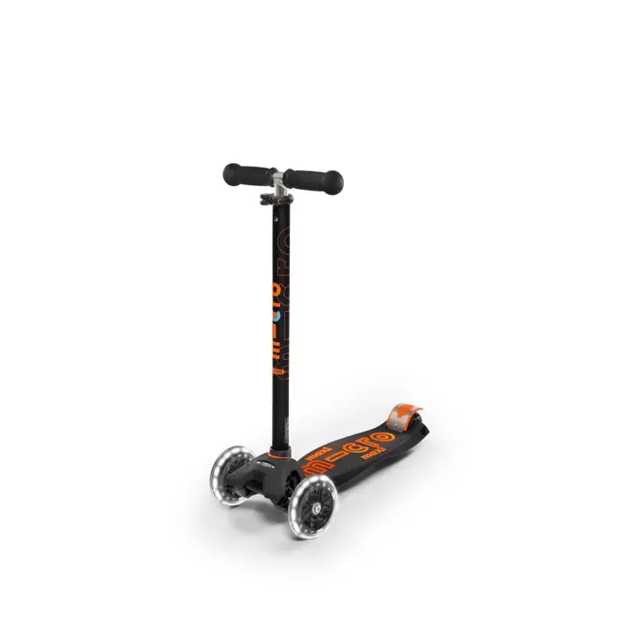 Maxi Micro Deluxe Patinete para Niños 5-12 Años - Negro/Naranja - 1