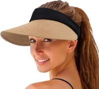 Sombreros de Paja para Mujer Playa Plegable, Sombreros de Verano de protección UV para Mujeres，ligero - details 4