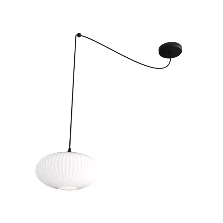 Lámpara de Suspensión Origo, Metal, Negro, 200x200x200 cm - 1