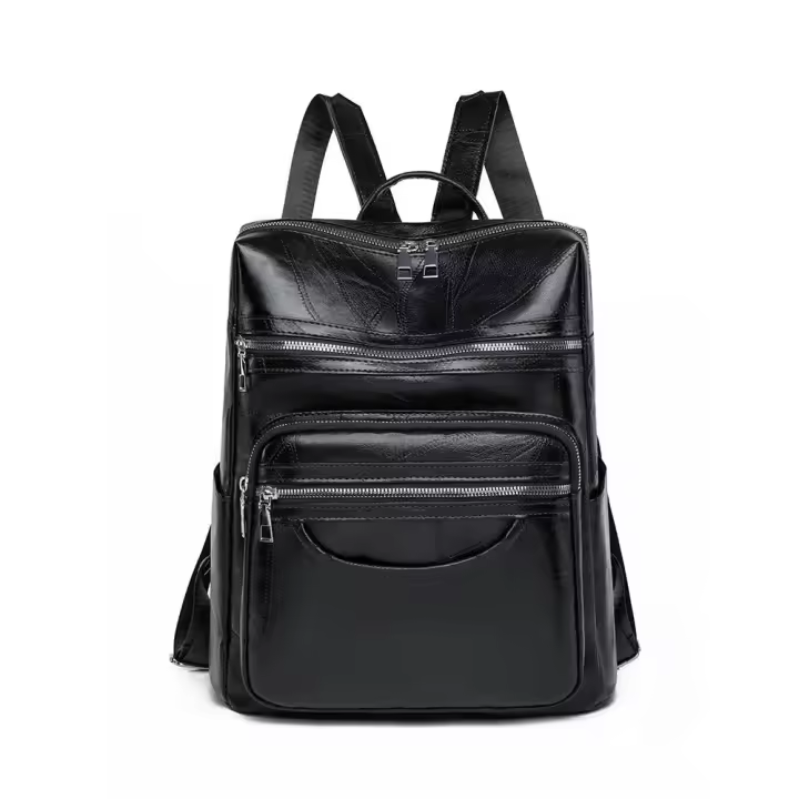 Anti-robo Mujer Mochila de Cuero de Pu Mochila De Bolsa de mano Mochilas Casual - 1