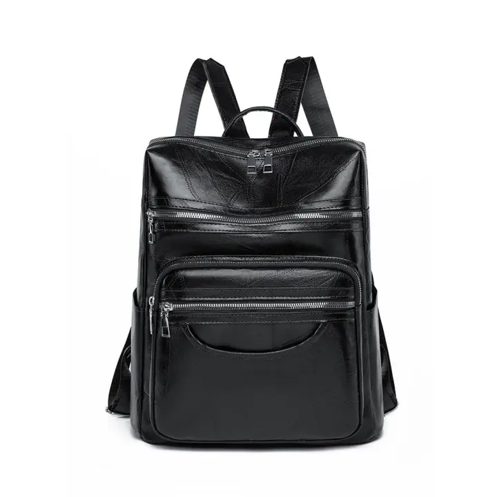 Anti-robo Mujer Mochila de Cuero de Pu Mochila De Bolsa de mano Mochilas Casual - 1