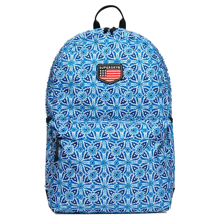 Superdry Mochila Classic Patch Montana Azul Adulto - 1