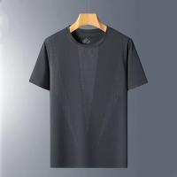 Camiseta De Hombre Para Verano En Seda De Hielo Con Manga Corta Secado Rápido Malla Deporte Fitness Top Casual Transpirable Ligera Y Moisture Wicking - details 22