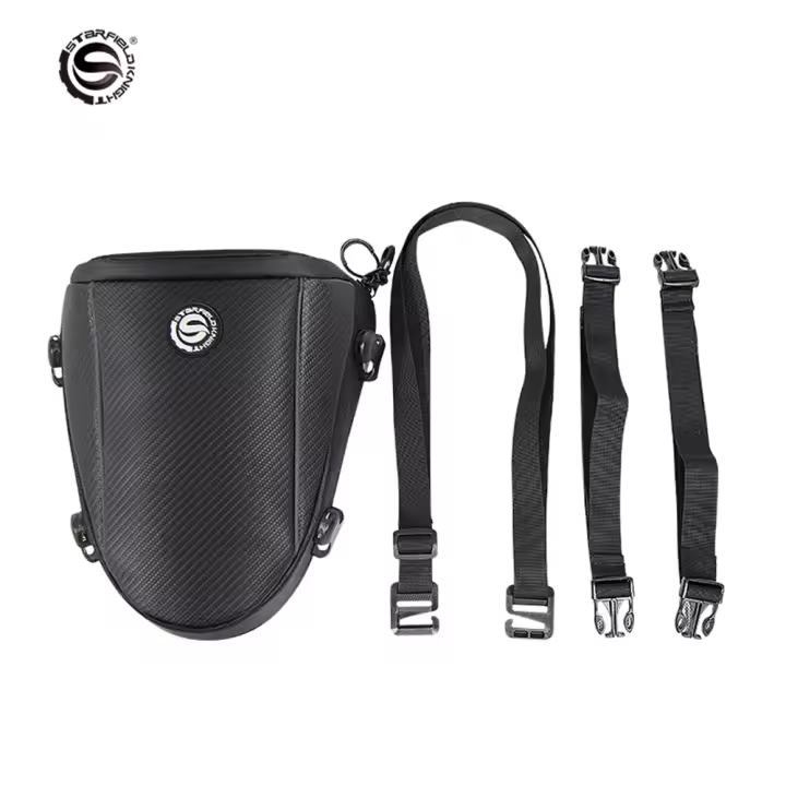 Bolsa De Asiento Trasero Multifuncional Para Motocicleta Impermeable Con Gran Capacidad Y Funda De Lluvia Negro Resistentes Al Desgaste Y Aguas Para Motocross - 1
