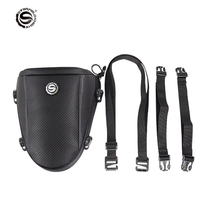 Bolsa De Asiento Trasero Multifuncional Para Motocicleta Impermeable Con Gran Capacidad Y Funda De Lluvia Negro Resistentes Al Desgaste Y Aguas Para Motocross - 1