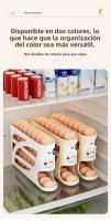 Organizador De Huevos Automático Dispensador De Huevos Para Nevera Rack De Almacenamiento De Plástico Para Encimera De Cocina Y Organizador De Puerta De Nevera - details 12