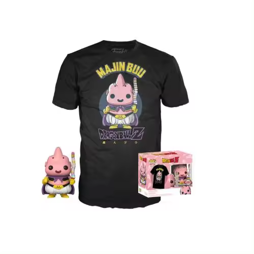 Funko pop + camiseta de Majin buu with ice cream 973 de Dragon ball, Talla de la camiseta S - 1
