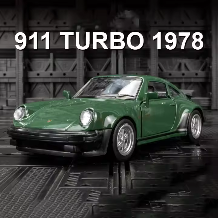 Coche De Juguete Porsche 911 1978 De Aleación 1/36 Con Retroceso Decoración De Coche Miniatura Para Niños Regalo Colección De Metal Sin Batería - 1