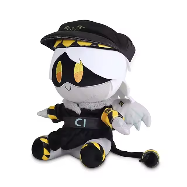 Muñeco De Peluche Anime Juego Drones Asesinos UZI Muñeco De Peluche Robot Pequeño Para Niños Juguetes Populares Para Niños Boys Y Girls Cumpleaños Regalos Tamaño 20-25cm Material Peluche PP Relleno - 1