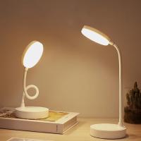 Lámpara De Escritorio LED Portátil Con Cable USB Luz De Mesa Soporte 3 Colores Sin Destello Protección Ocular Para Dormitorio Lámpara De Borde - details 3