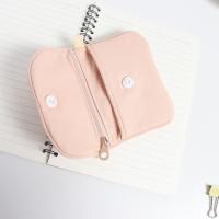 Monedero Portátil De Algodón Mini Monedero Ligero Bolsa De Auriculares Color Sólido Para Mujeres Y Hombres - details 5
