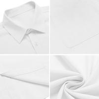 Camiseta De Algodón Para Hombre Manga Corta Verano Casual Camisetas De Playa Regular Con Bolsillo Botón-down Basic Streetwear - details 4