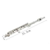 SLADE Piccolo Con 16 Agujeros En Clave C Multicolor Plata Y Cobre Blanco Instrumento De Viento Con Accesorios - details 3