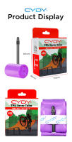Tubo Interno De Bicicleta CYDY TPU 44g Tamaño 20" Compatible Con 20x1.9-2.6 Longitud De Válvula 45mm BMX Ciclismo Pneumático - details 8