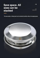 Juego De 4/8 Piezas De Platos Y Tazas De Acero Inoxidable Para Camping Durable Para Picnic Al Aire Libre Contenedor De Alimentos Viaje - details 6