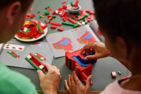 MOC Bloques De Construcción Creativos Y Compatibles Nuevos Figura De AMOR 791 Piezas Modelo De Arte Para Niños Regalo De Navidad - details 6