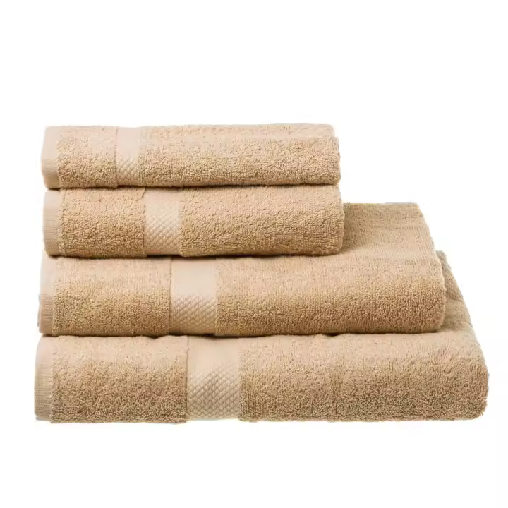 Toalla de baño 100% Algodón Beige 50x100cm - XOCOTO - 1