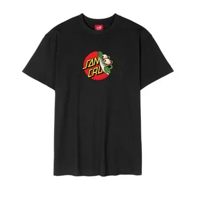 Camiseta Santa Cruz Beware Dot Front T-Shirt Black SCA-TEE-10267 - 1