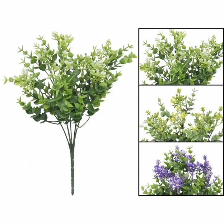 Gerimport Planta Artificial Eucalyptus 32 Cm - Disponible en Tres Tonos - 1