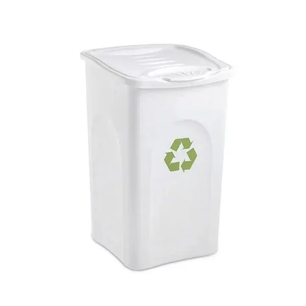 STEFANPLAST Begreen 50lt Cubo de Basura Blanco - 1