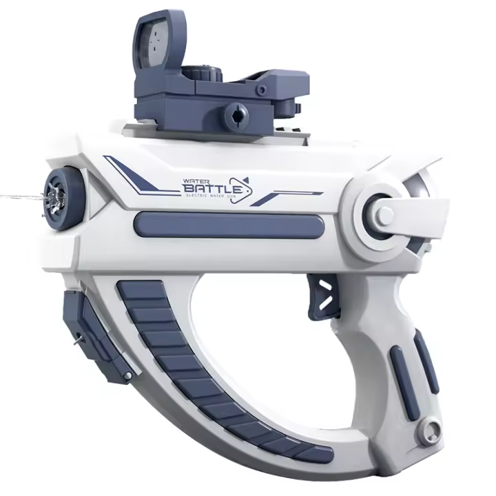 Pistola De Agua Eléctrica Automática HUIQIBAO Espacial Para Niños Juguete De Verano Para Playa Al Aire Libre Combate De Fantasía Para Niños Juguetes Educativos - 1
