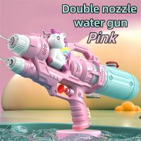 Juguete De Agua Unicornio Y Dinosaurio Con Dos Boquillas Juguete De Agua Para Niños Pistola De Agua De Dibujos Animados Juguete De Piscina Para Verano Tipo Presión - details 3