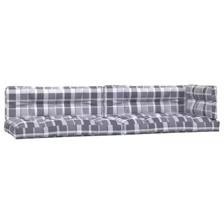 vidaXL Cojines para sofá de palets 5 unidades Color Crema,  Beige,  Azul y mas Cojín Decorativo de Asiento Cojines de muebles de salon - 1