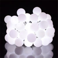 Luces De Cadena Solar Para Exterior 100 LED Balón Impermeable Luces Globales Solares Para Jardín Patio Fiesta De Navidad Decoración Exterior - details 5