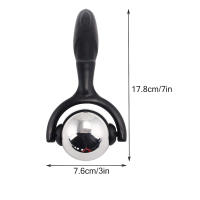 Bola De Masaje Rollo Para Alivio Del Dolor Muscular Profundo Y Rigidez Del Cuerpo Cuello Espalda Pierna Y Plantar Fascitis PP Acero Inoxidable Manual - details 0