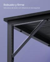 Escritorio Industrial Compacto - 60x120x76 cm, Mesa de Oficina y Estación de Trabajo, Ideal para Teletrabajo, Estudio y Dormitorio, Estructura de Metal - details 18