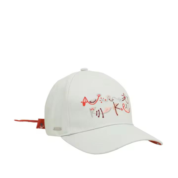 Gorra de mujer Anekke Alma - Lazo rojo para justar en la parte trasera - Ref. 40471-061 - Mide 15 x 19 x 28 cm - 1