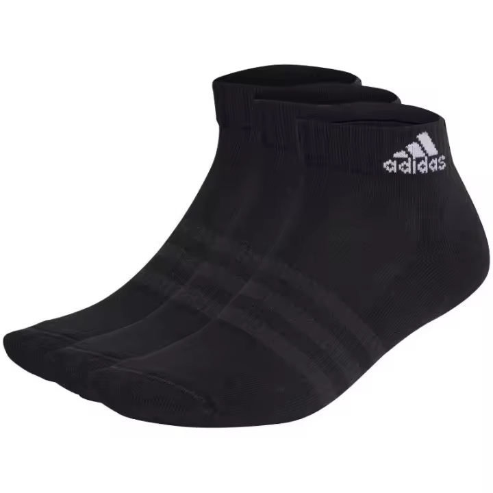 Calcetines Adidas Cushioned Cortos Negro 3 pares - 1