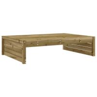 vidaXL Taburete de jardín madera maciza de pino 120x80 cm Pino natural, Pino blanco, Pino gris Conjunto Terraza Muebles Jardín Exterior Juego de Muebles de jardín Mueble Jardín Exterior Muebles de Salon Exterior - details 3