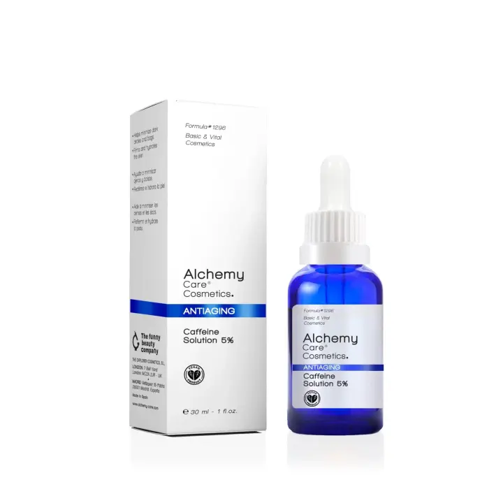 ALCHEMY CARE COSMETICS Caffeine Solution 5% Serum Contorno de Ojos - 30 ml Reduce manchas, bolsas y ojeras - 1