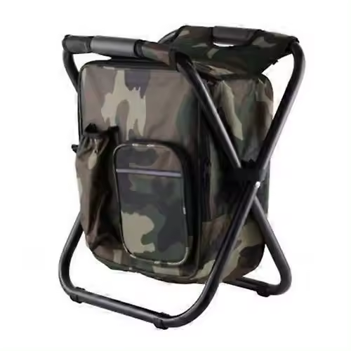Silla de camping plegable portátil al Aire Libre Silla de Playa de Pesca Ligera - 1